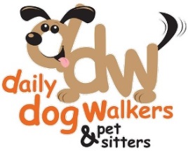 Daily Dog Walkers & Pet Sitter Services Logo